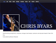 Tablet Screenshot of chrisbyars.net